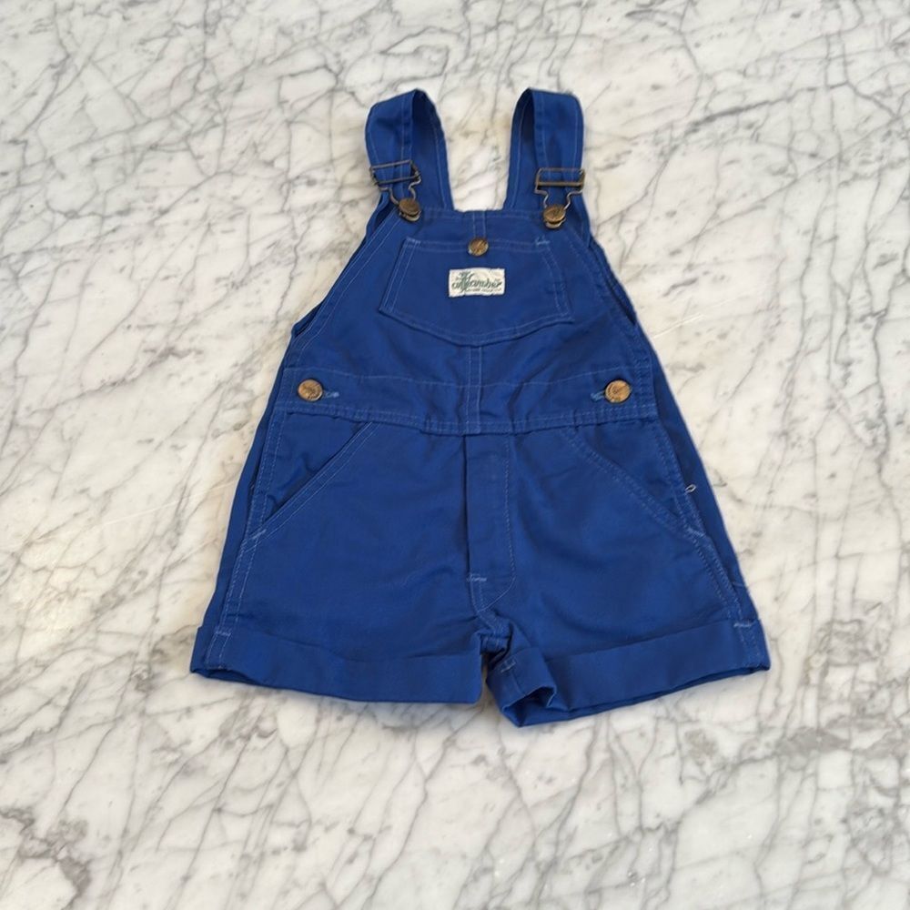 Cutecumber Vintage Overalls Coverall Blue Denim Toddler Size 4T